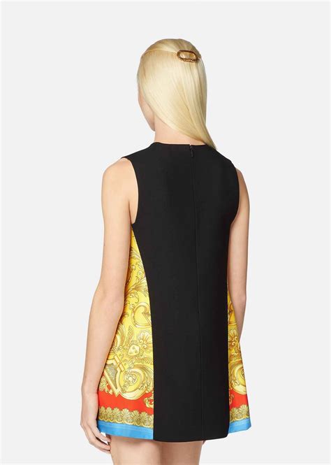 versace barocco goddess dress|VERSACE Barocco Goddess Slash Dress .